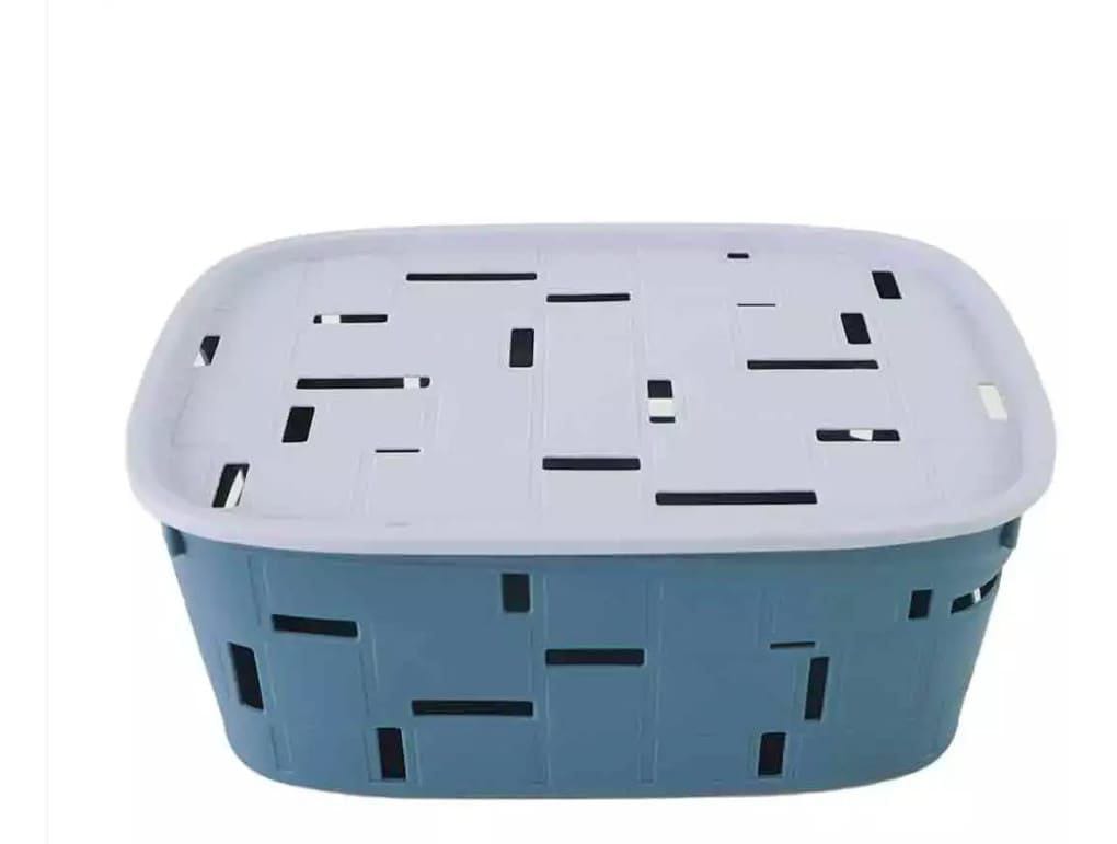 Multipurpose sundries storage baskets with lid