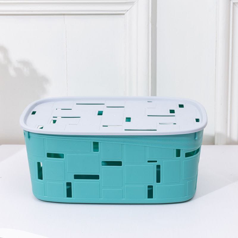 Multipurpose sundries storage baskets with lid product image 2