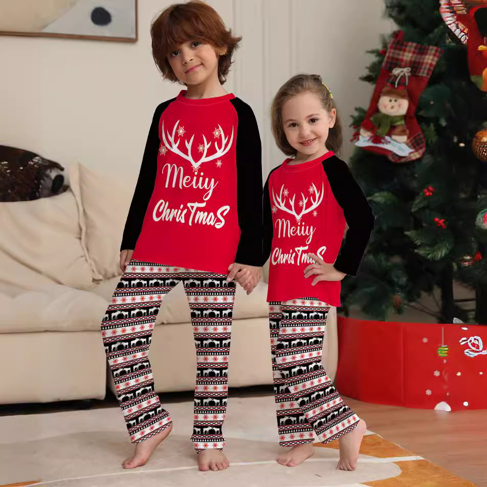 Chrismas pajamas outfit for both adults and kids product image 3