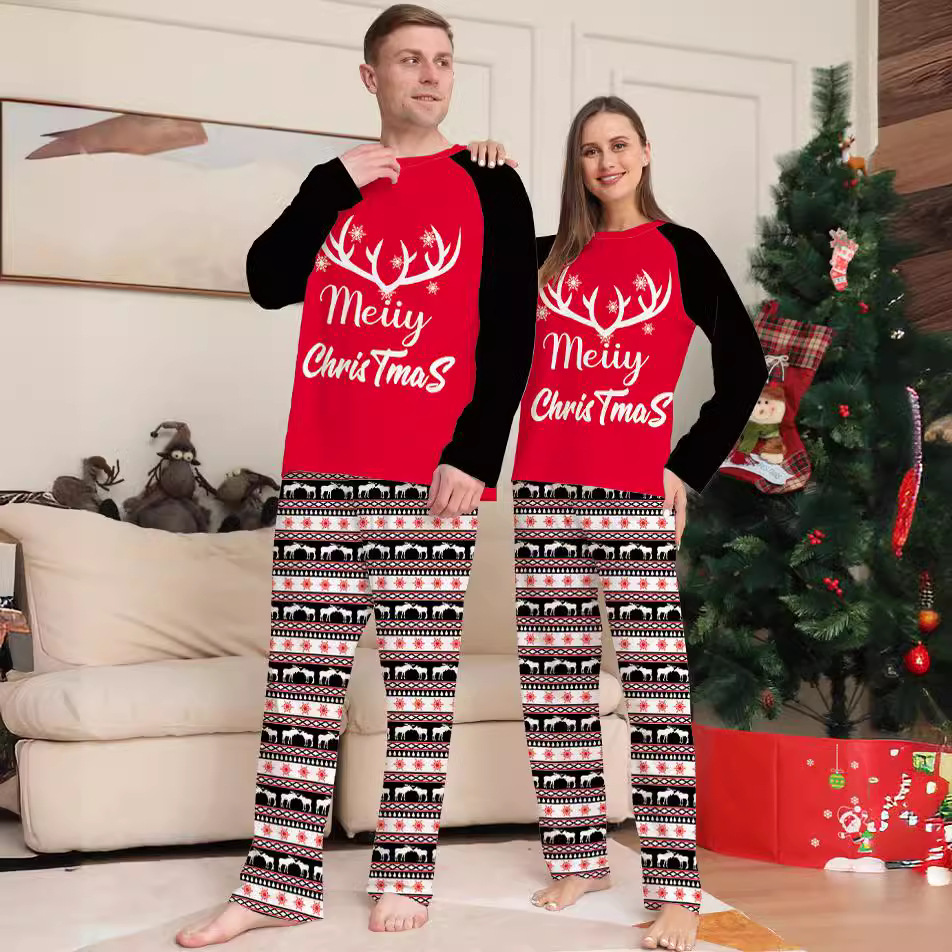 Chrismas pajamas outfit for both adults and kids product image 4