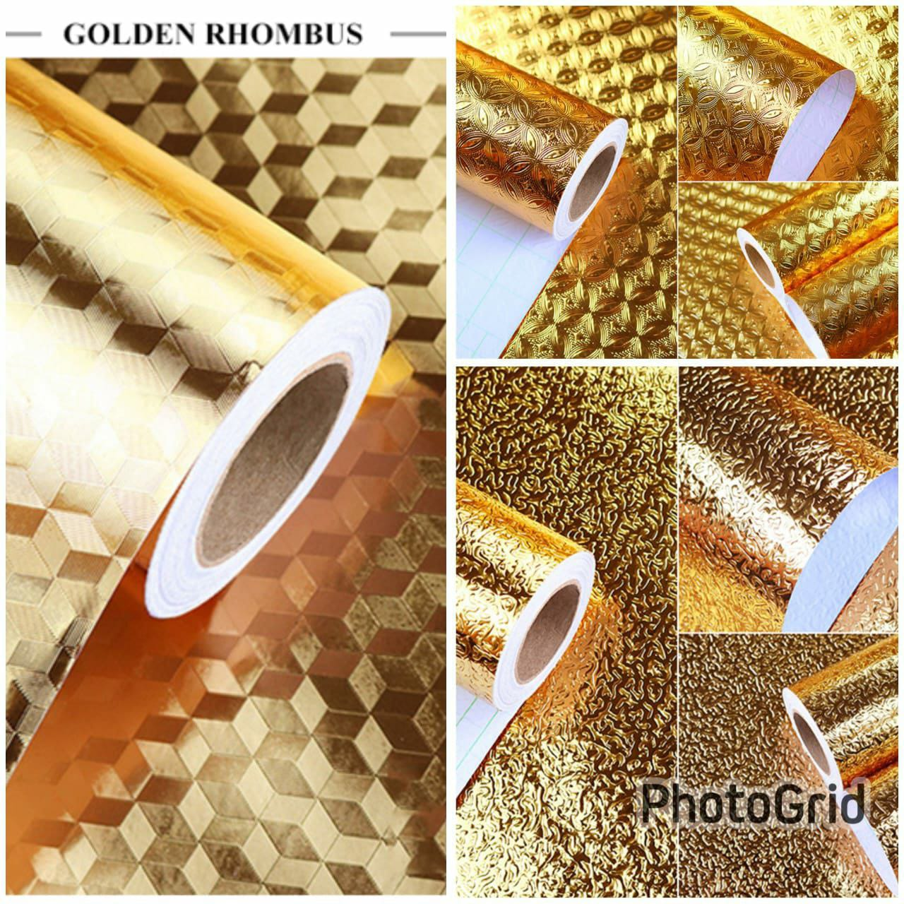 Gold Aluminum Foil /Kitchen table top liner