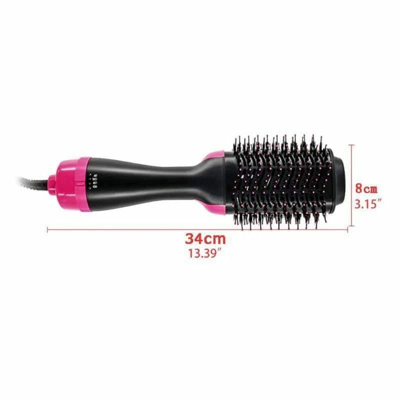 Electric hair straightener brush
