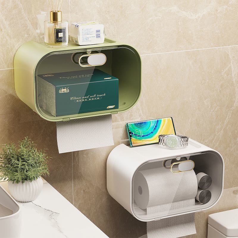 Luxury gold plated wall mounted tissue box product image 2