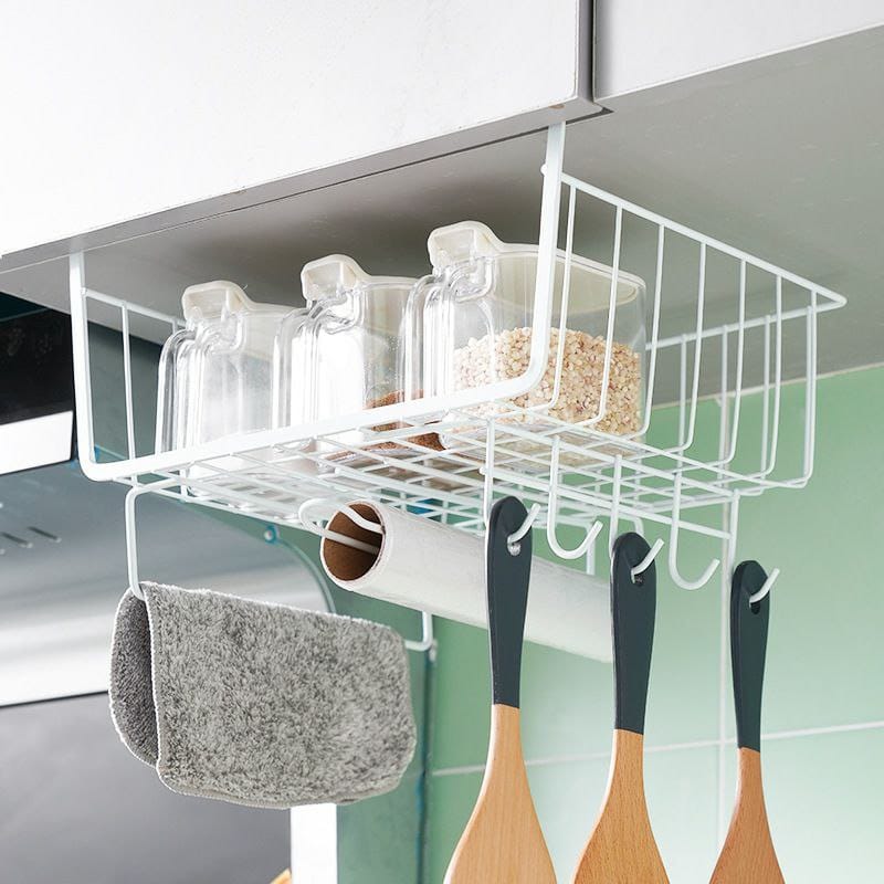 Kitchen Cabinet Under Shelf Double-layer Storage Rack product image 3