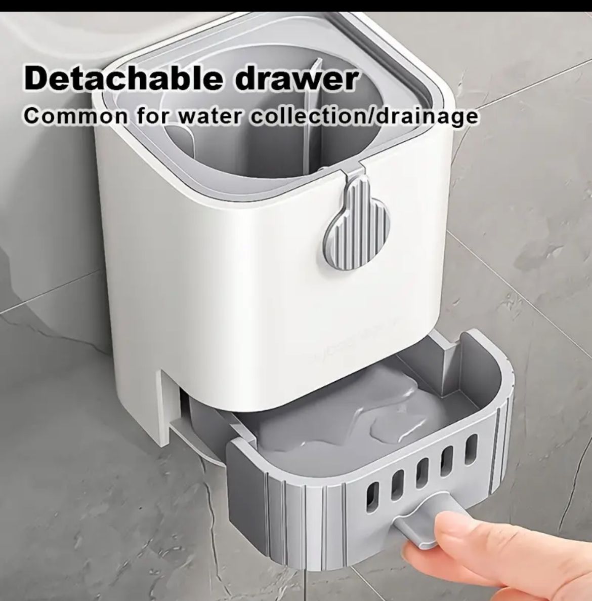 Wall Mounted Long Handle Toilet Cleaning Brush With Holder product image 4
