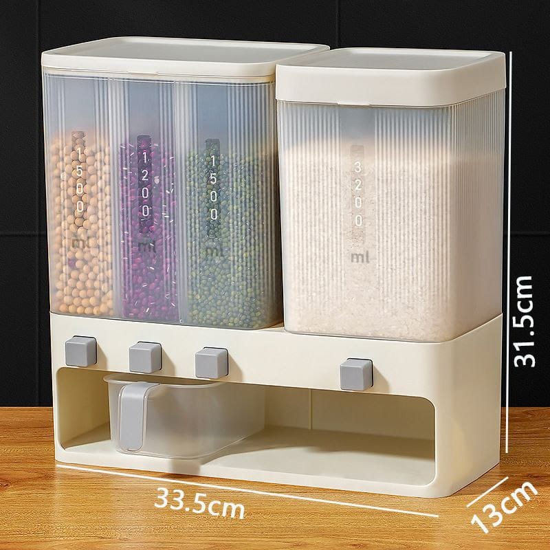 4 compartment cereals dispenser product image 4