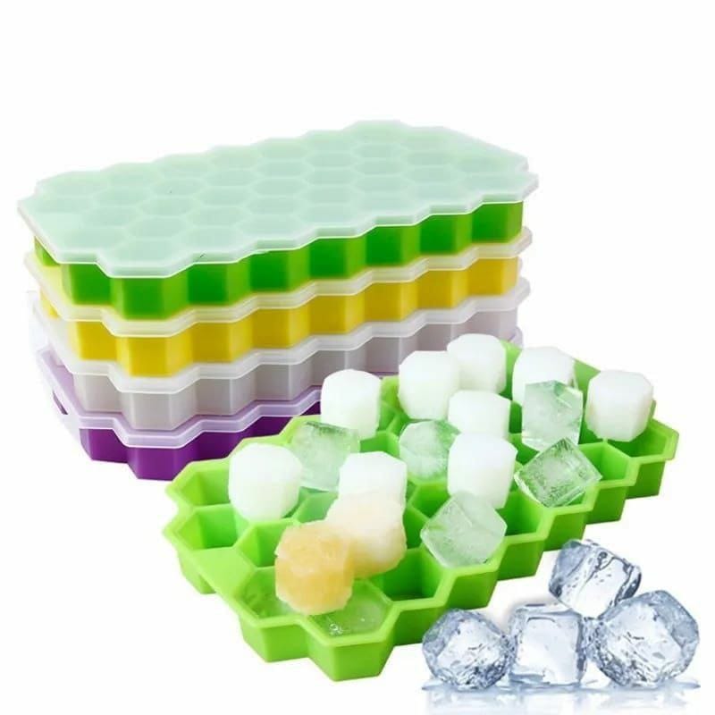 Reusable honeycomb silicone ice cube mould product image 2