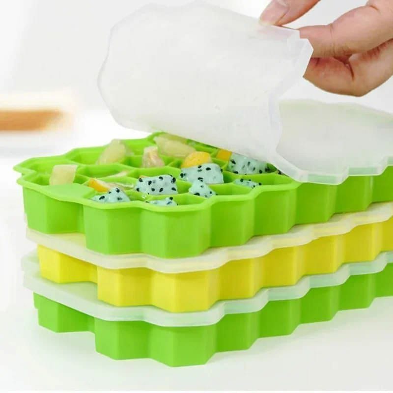 Reusable honeycomb silicone ice cube mould product image 3