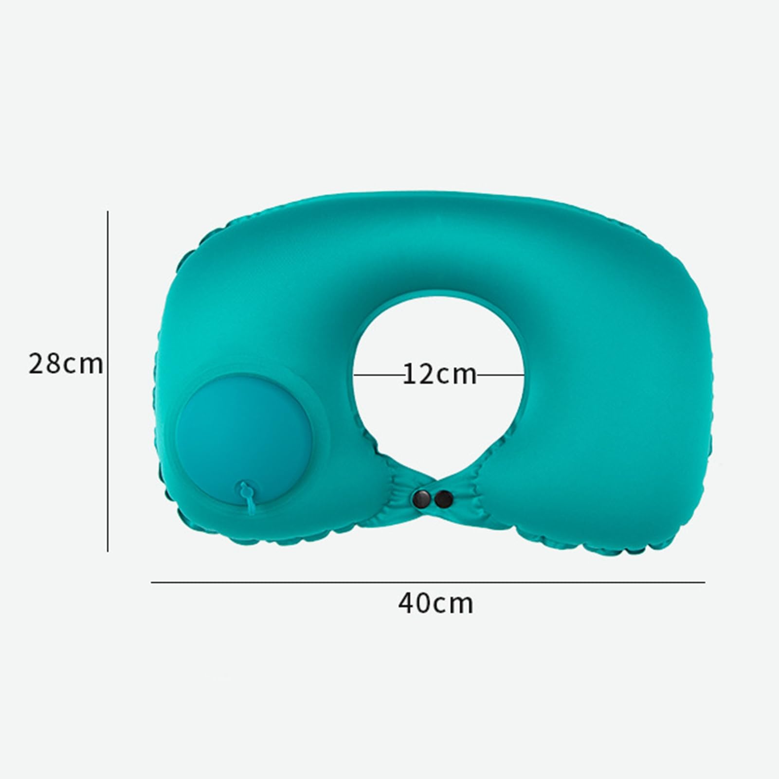 Inflatable travel neck pillow product image 2