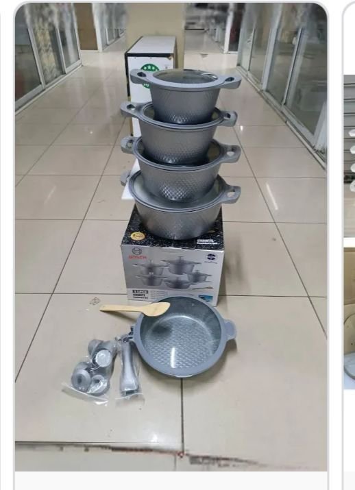 Bosch 11pc Cookware with Silicone lid covers