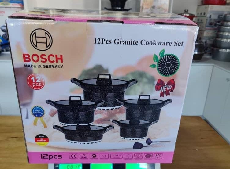 12 pcs bosch cookware
