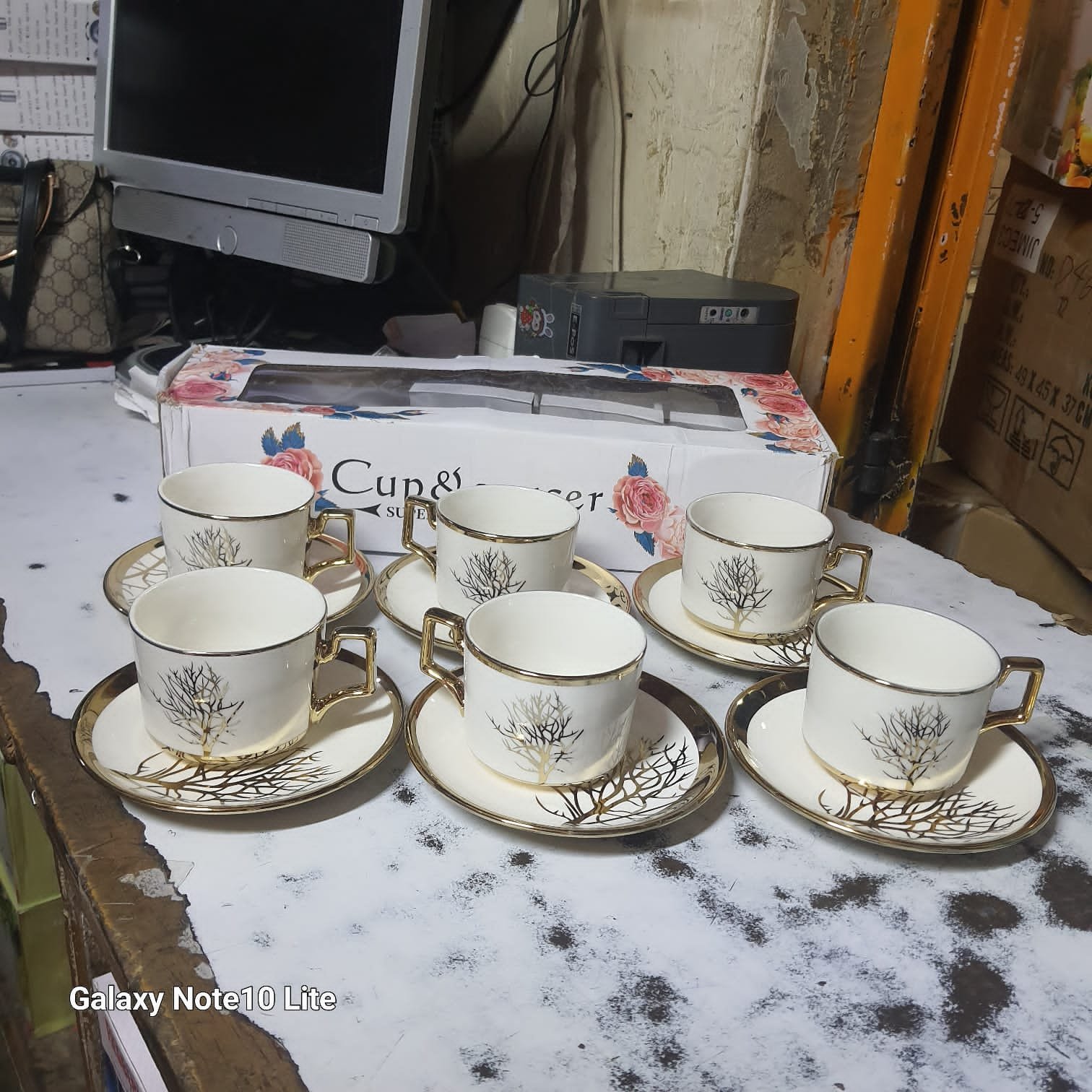 12pcs cups and saucers product image 3
