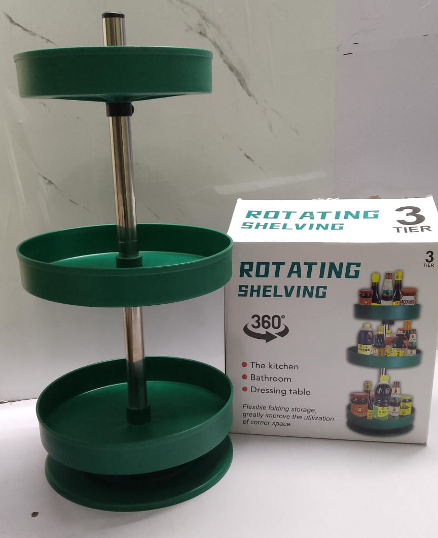 3 Tier rotating shelving product image 2